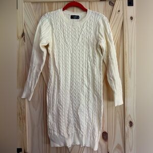 Long sleeve sweater dress